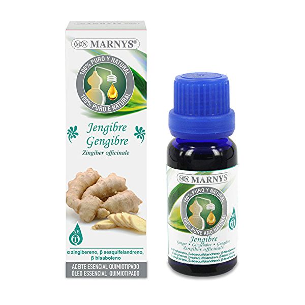 Óleo Essencial Alimentar Gengibre 15 ml - MARNYS