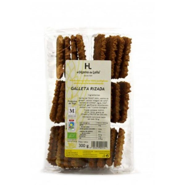 Biscoito Encaracolado Eco 300 g - HORNO DE LEÑA