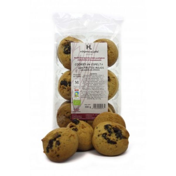 Cookie d'Espelta Fruits Vermells Eco 220 g