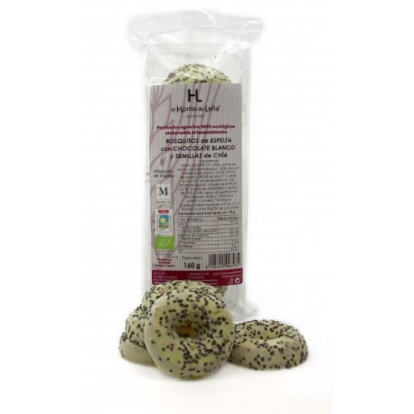 Donuts de Espelta com Choco, Branco e Chia Eco 160 g