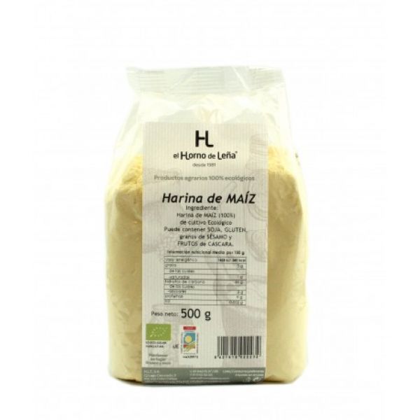 Eco Corn Flour 500 g - HORNO DE LEÑA