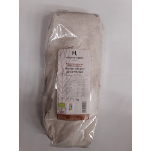 Biologisch Volkorenroggemeel 1 kg - HORNO DE LEÑA