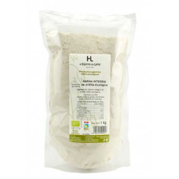 Bio-Vollkornhafermehl 1 kg - HORNO DE LEÑA