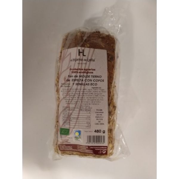 Motlle Tendre d'Espelta amb flocs i llavors 480 g