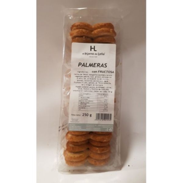 Palmas de Trigo com Frutose 250 g - HORNO DE LEÑA