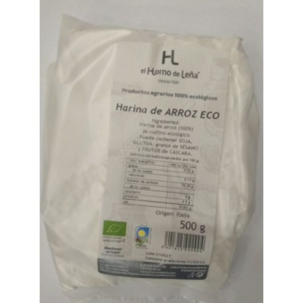 Bio-Reisvollkornmehl 500 g - HORNO DE LEÑA