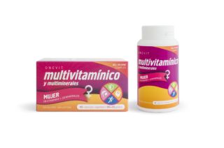 Buy ONEVIT ONEVIT MULTIVITAMINIC WOMAN 30 + 15 Vcaps By 7,99€