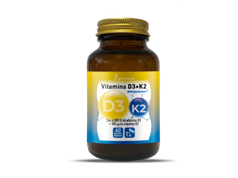 VITAMIN D3+K2 60 Caps - PLAMECA