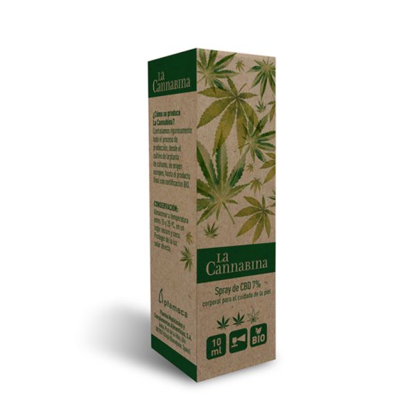 La Cannabina Aceite CBD 7% Spray 10 ml - PLAMECA