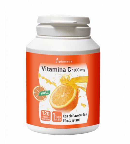 PURE VITAMIN C 1000 mg 120 Vcaps - PLAMECA