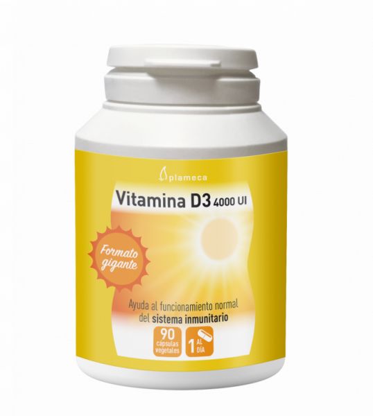 VITAMIN D3 4000 IE 90 Kaps - PLAMECA