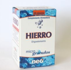 Buy NEO IRON MICROGRANULES 50 Caps By 15,25€