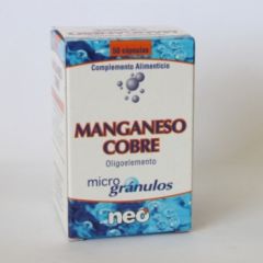 Acheter NEO MICROGRANULES MANGANÈSE CUIVRE 50 Caps Par 17,45€