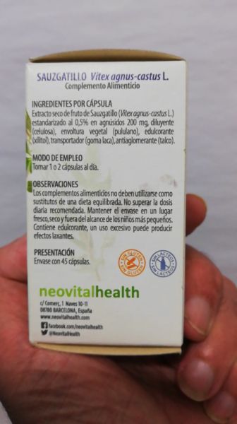 FITOGRRANULOS SAUZGATILLO 45 Capsules - NEO Img 3