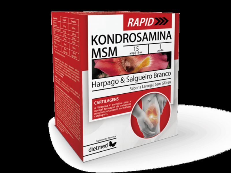 Condrosamina MSM Rapid 30 Ampolas - DIETMED