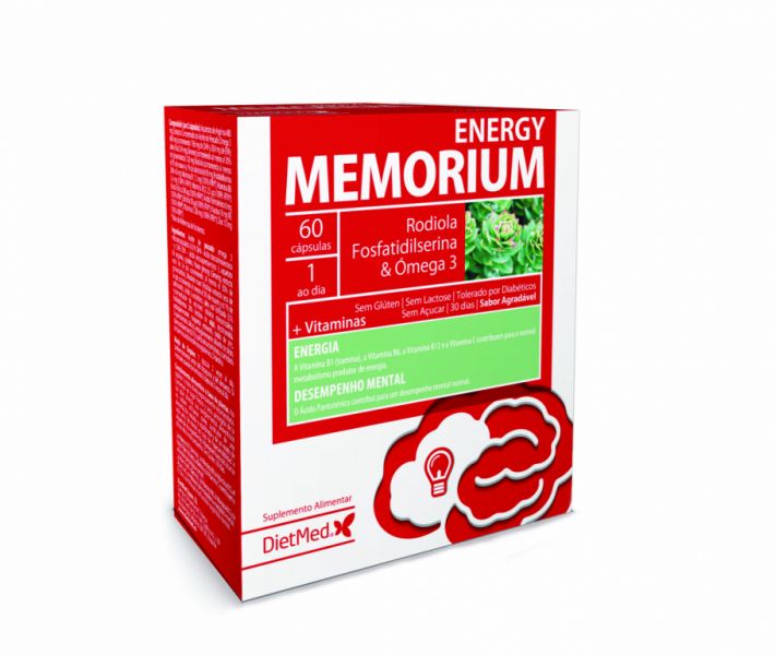 Memorium Energie 60 Gélules - DIETMED