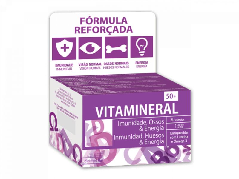 Vitamineral 50+ 30 Cápsulas - DIETMED