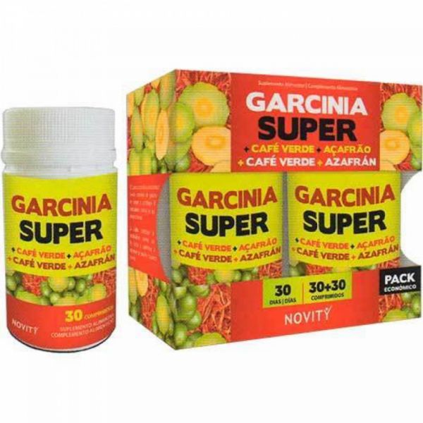 Garcinia Super Café Pacote Verde e Açafrão (30+30) Comprimidos