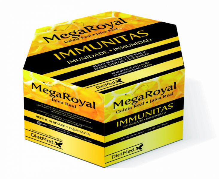 Mega Royal Immunitas 20 Ampollas - DIETMED