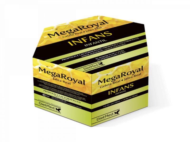 Mega Royal Infans 20 Ampollas - DIETMED