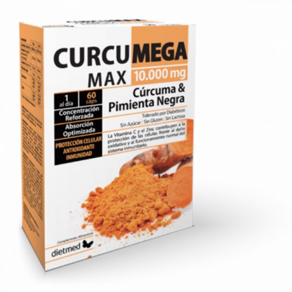 Curcumega Max 60 Cápsulas - DIETMED