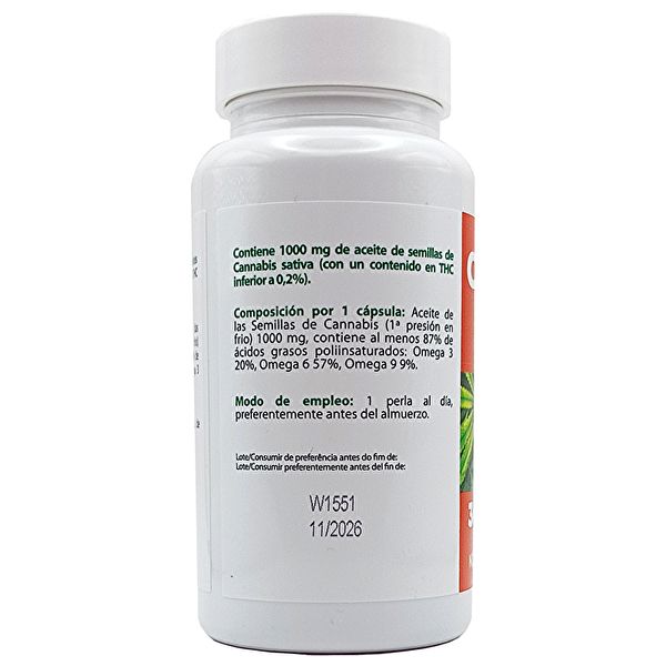 Cannabis Forte 1000 mg 30 Cápsulas + 30 Pérolas - Novity Img 8