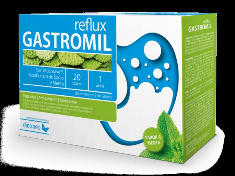 Gasstromil Reflux 20 Umschläge - DIETMED