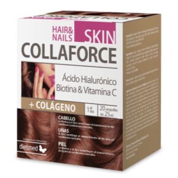 Collaforce Skin Hair Nails 20 Ampollas - DIETMED