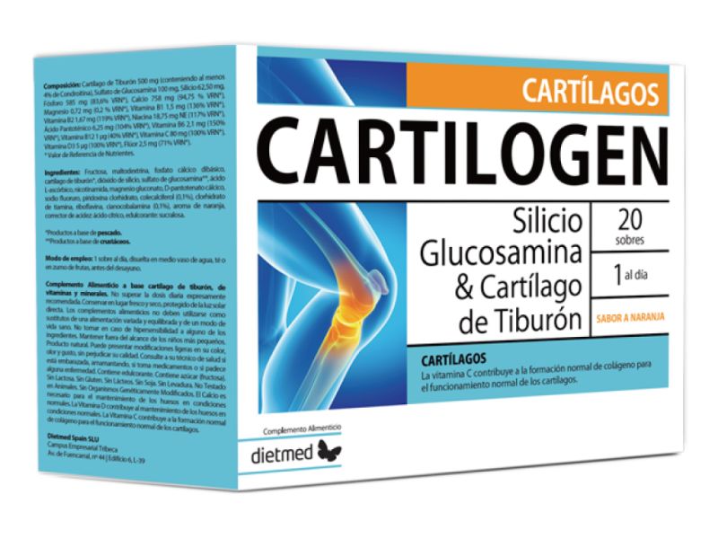 Cartilògen Cartílags 20 Sobres - DIETMED