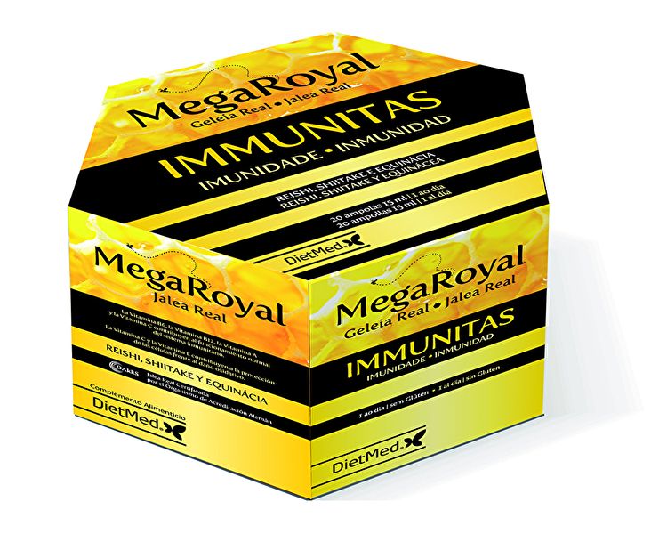 Mega Royal Immunitas 20 Ampolas 10 ml - DIETMED