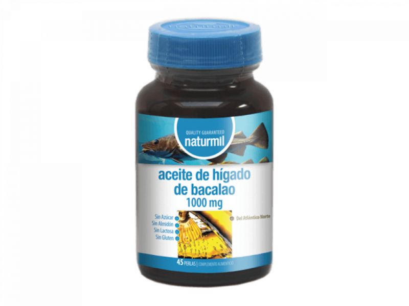 ÓLEO DE FÍGADO DE BACALHAU 1000 mg 45 Por