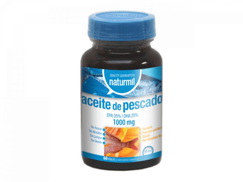 ACEITE PESCADO 1000 mg 60 Perlas - NATURMIL