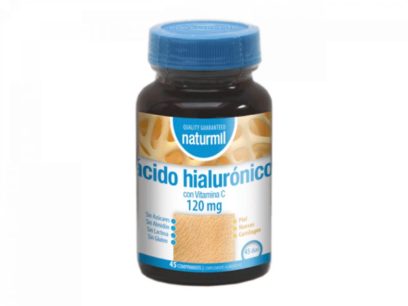 ÀCID HIALURONIC 120 mg 45 Comp - NATURMIL