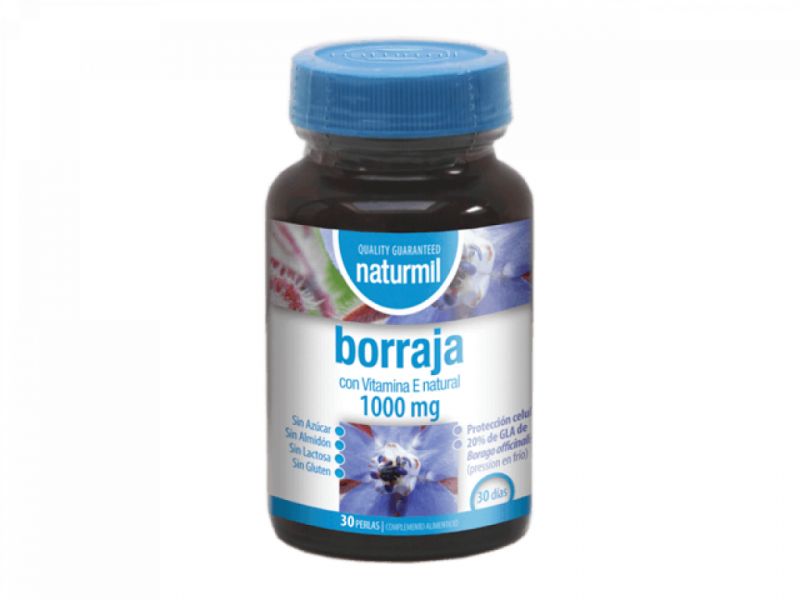 BORAGE 1000 mg 30 Parels - NATURMIL