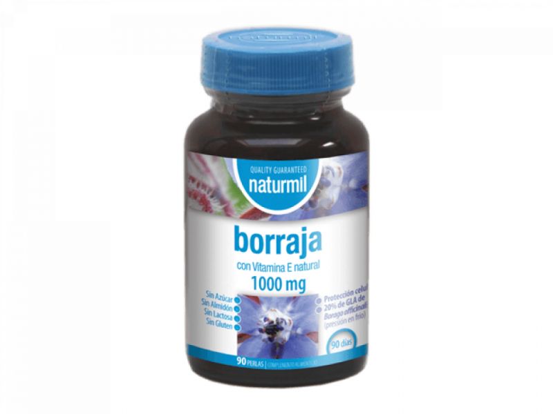 BORAGE 1000 mg 90 Parels - NATURMIL