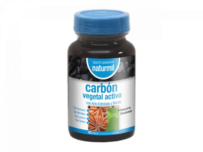 CARBONO ATIVADO COMPOSTO 45 Cápsulas - NATURMIL