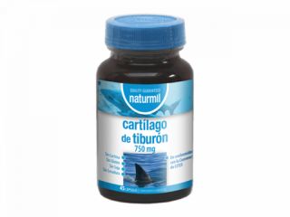 Comprar NATURMIL CARTILAGEM DE TUBARÃO 750 45 Cápsulas Por 14,79€