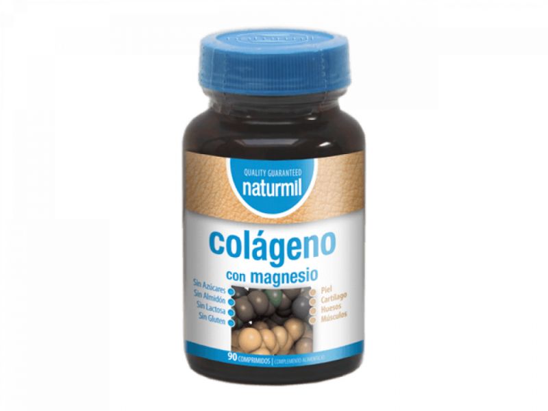 COLÁGENO COM MAGNÉSIO 600 mg 90 Comp - NATURMIL