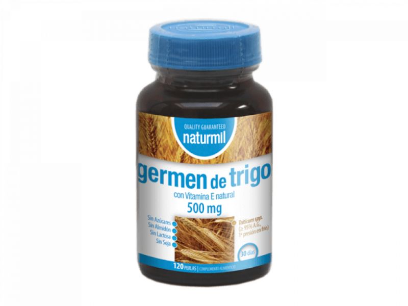 GERME DE TRIGO 500 mg 120 Pérolas - NATURMIL