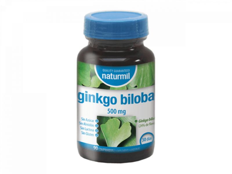 GINKGO BILOBA 500 mg 90 Komp - NATURMIL