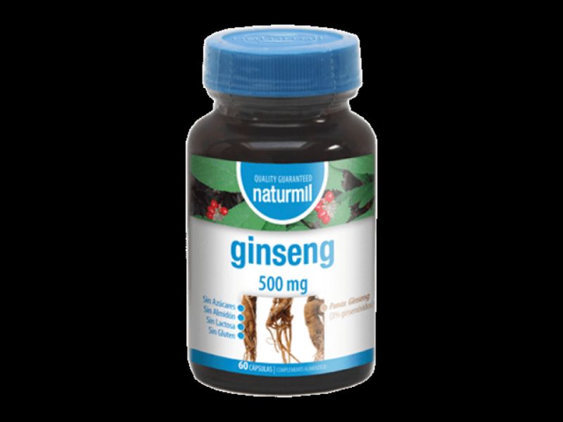 GINSENG 500 mg 60 cápsulas - NATURMIL