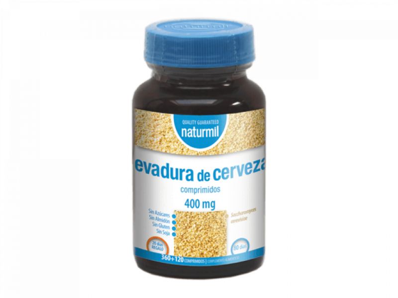 FERMENTO DE CERVEJA 400 mg 360+120 Comp - NATURMIL