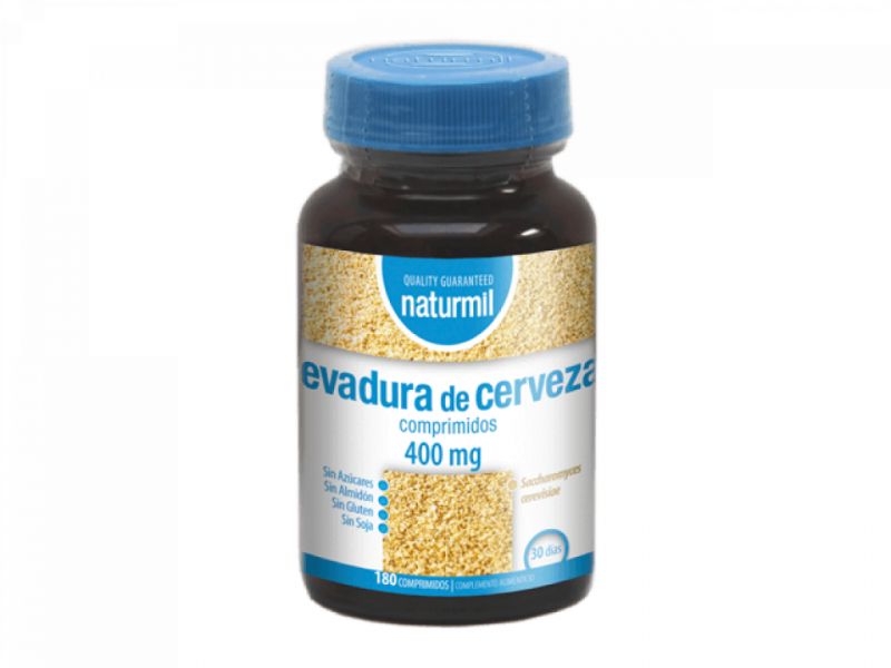 FERMENTO DE CERVEJA 400 mg 180 Comp - NATURMIL