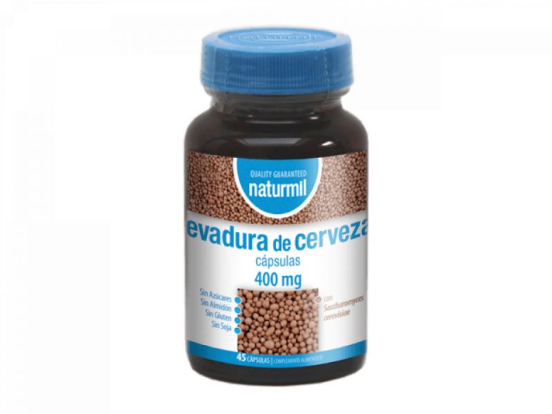 LEVURE DE BIÈRE VIVANTE 400 mg 45 Caps - NATURMIL