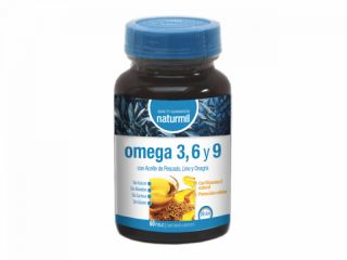 Kopen NATURMIL OMEGA 3 6 9 1000 mg 60 Parels Door 14,21€