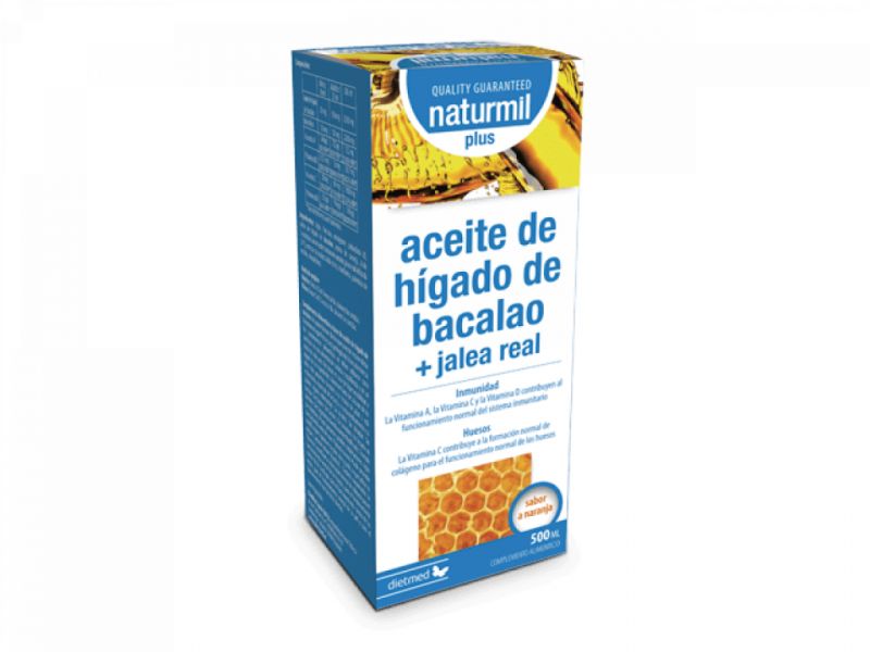 ACEITE DE HIGADO DE BACALAO PLUS 500 ml - NATURMIL