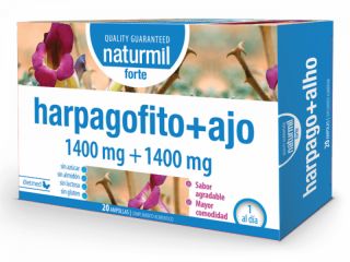 Buy NATURMIL HARPAGO + GARLIC FORTE 1400 mg X 20 Ampoules By 29,78€