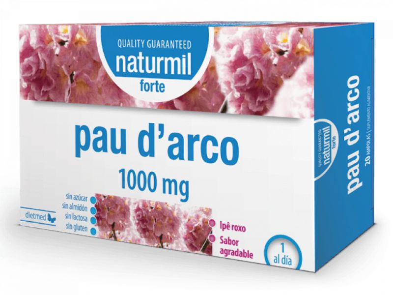 PAU D'ARCO FORTE 20 Ampollas X 15 ml - NATURMIL