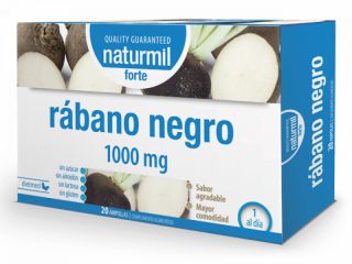 Comprar NATURMIL RABANO NEGRO FORTE 20 Ampollas Por 25,47€