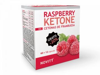 Acheter NATURMIL CÉTONE DE FRAMBOISE CÉTONE DE FRAMBOISE 60 + 12 Caps Par 22,65€